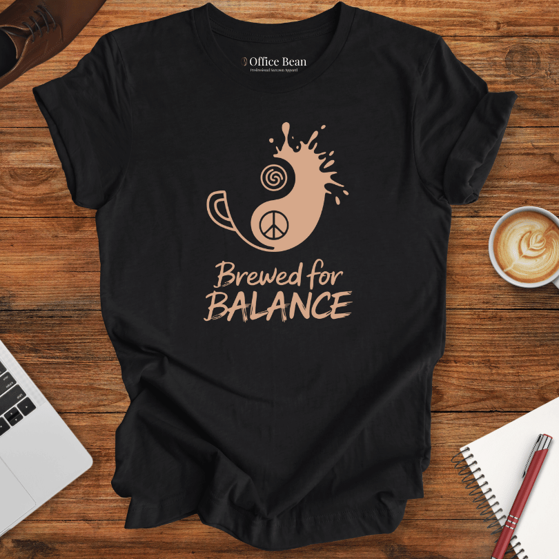 Ying and Yang Coffee T-Shirt