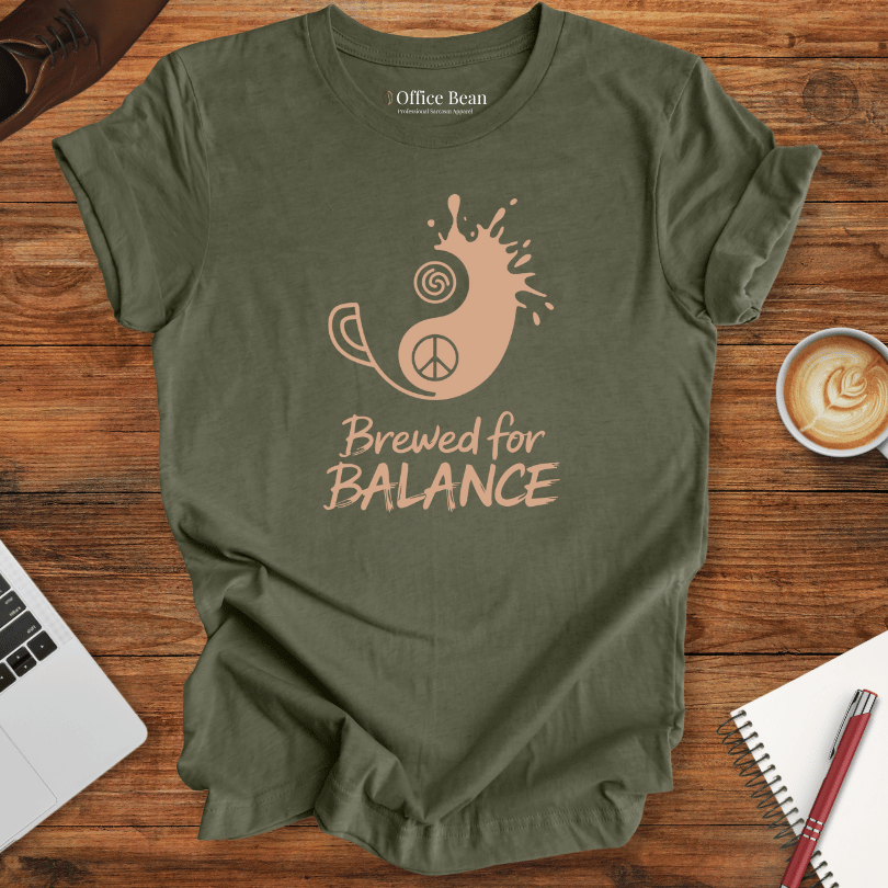 Ying and Yang Coffee T-Shirt