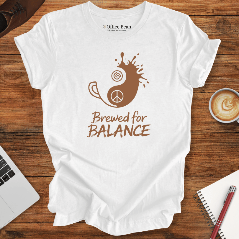 Ying and Yang Coffee T-Shirt