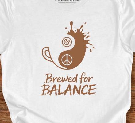 Ying and Yang Coffee T-Shirt