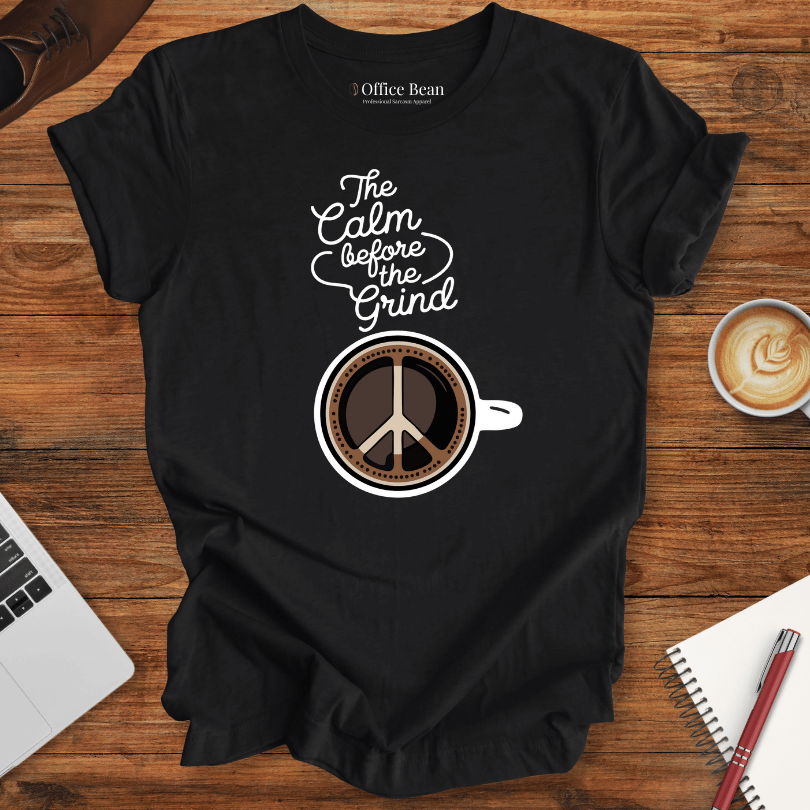 Peace and Grind - Coffee T-Shirt