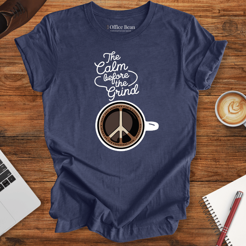 Peace and Grind - Coffee T-Shirt