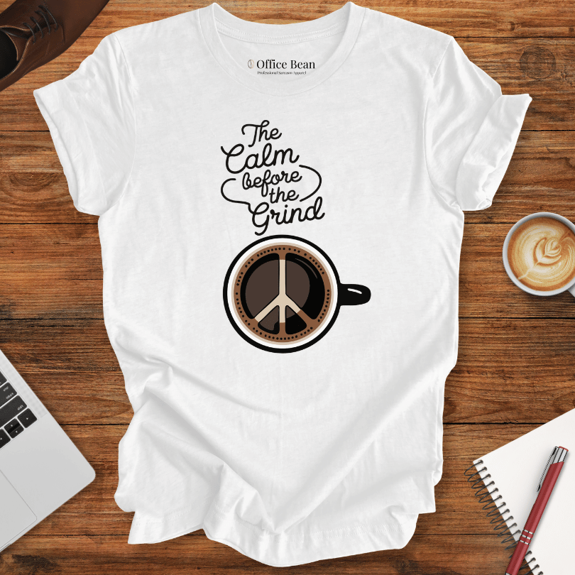 Peace and Grind - Coffee T-Shirt