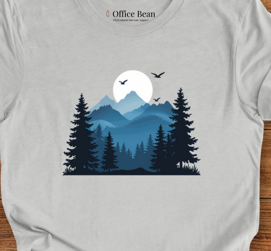 Calm Forest in Blue T-Shirt