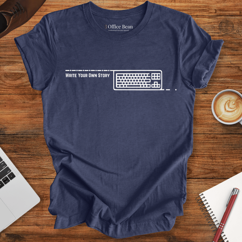 "Write your own story" keyboard T-Shirt