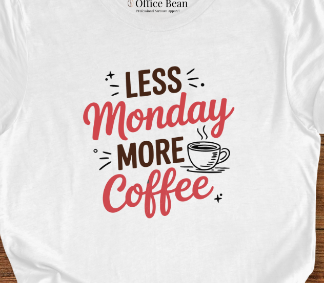 Less Monday, More Coffee T-Shirt