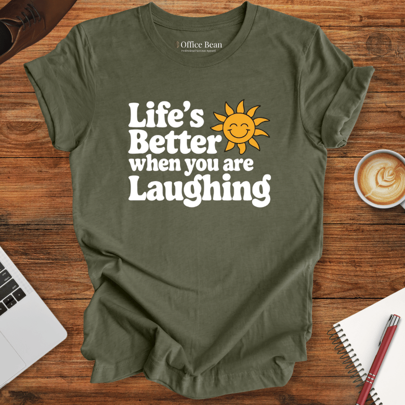 Better life and Smiling! Sun T-Shirt