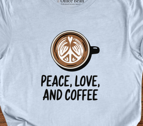 Peace, Love and Coffee T-Shirt