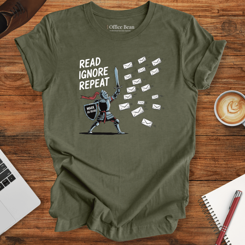 Read Ignore Repeat Email T-Shirt