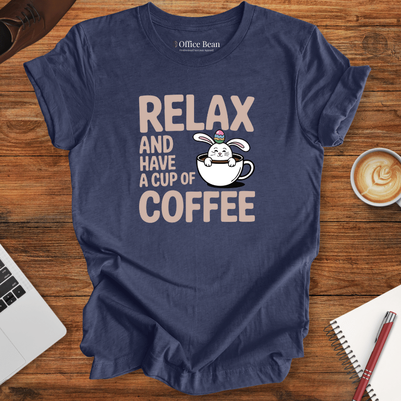 Relax Coffee, Easter Bunny T-Shirt
