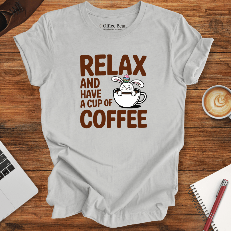 Relax Coffee, Easter Bunny T-Shirt