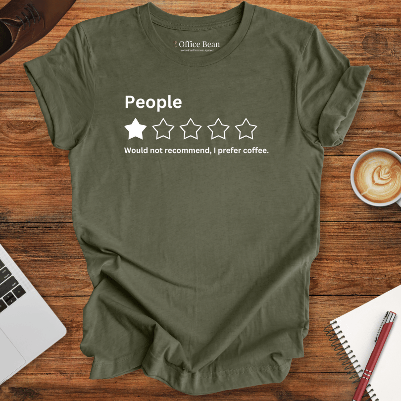 People Review Compared to Coffee T-Shirt