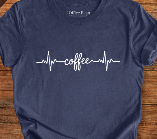 Small Coffee HeartBeat T-Shirt