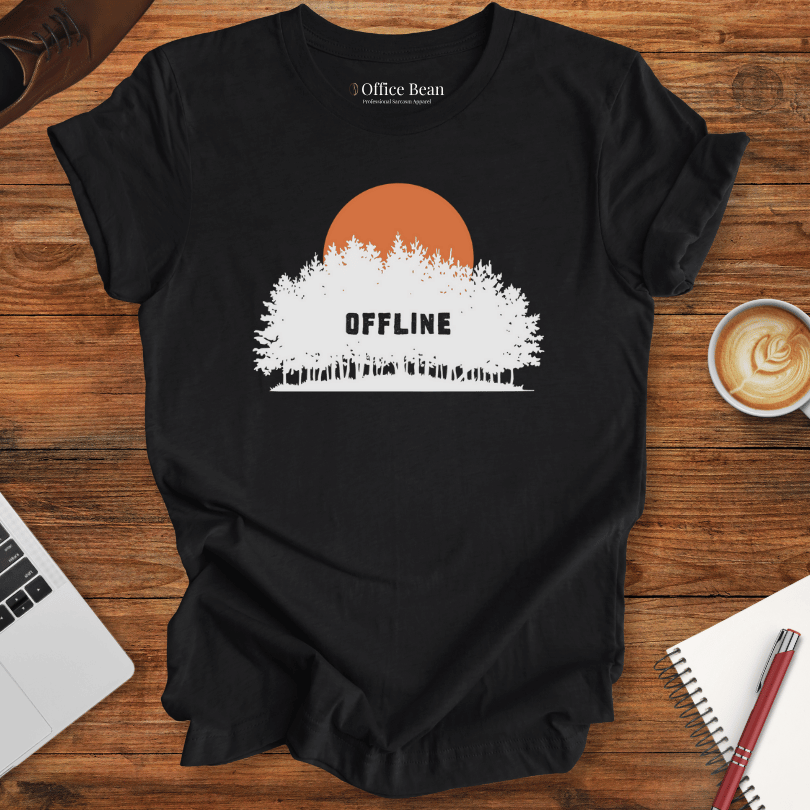 Offline Sunset and Forest T-Shirt
