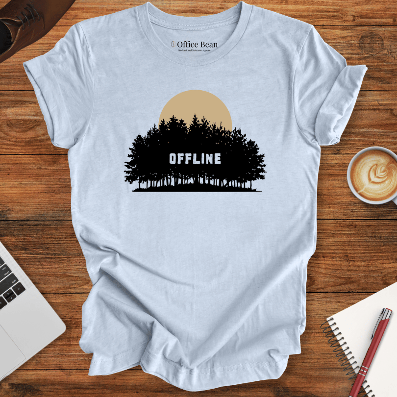 Offline Sunset and Forest T-Shirt