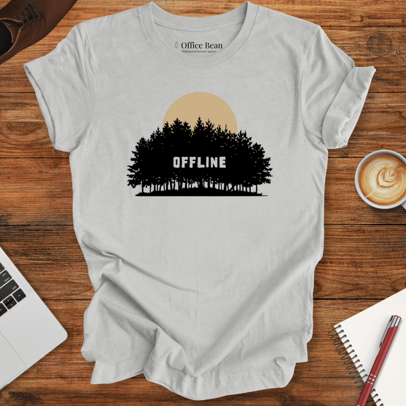 Offline Sunset and Forest T-Shirt