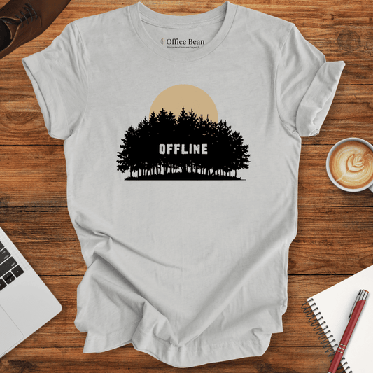 Offline Sunset and Forest T-Shirt