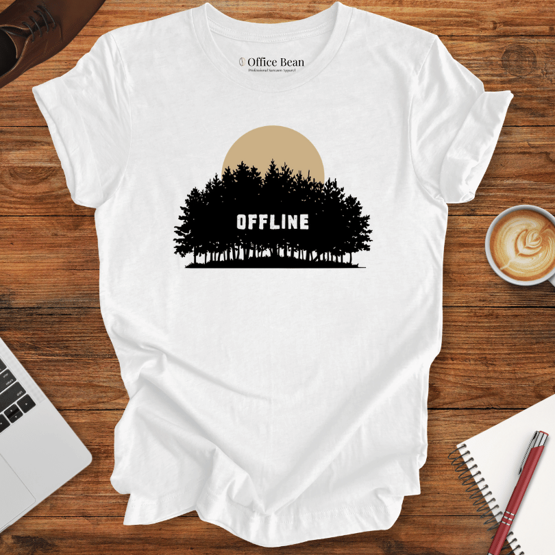 Offline Sunset and Forest T-Shirt