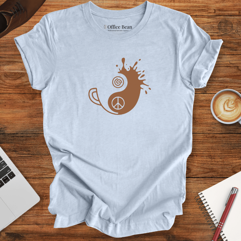Ying and Yang Simple Coffee T-Shirt