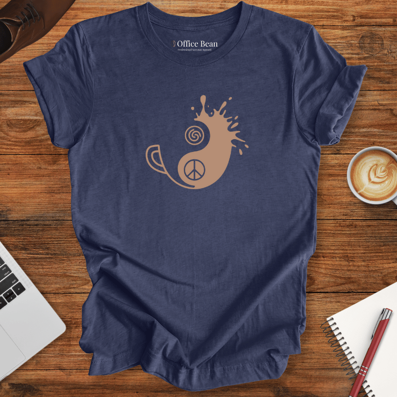 Ying and Yang Simple Coffee T-Shirt