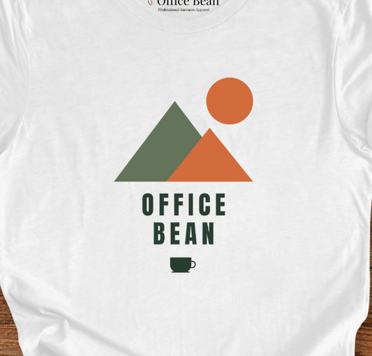 Mountains and Coffee Geometry T-Shirt