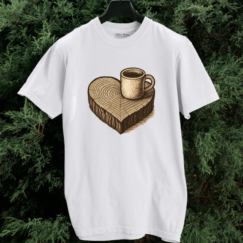 Heart Wood Coffee T-shirt