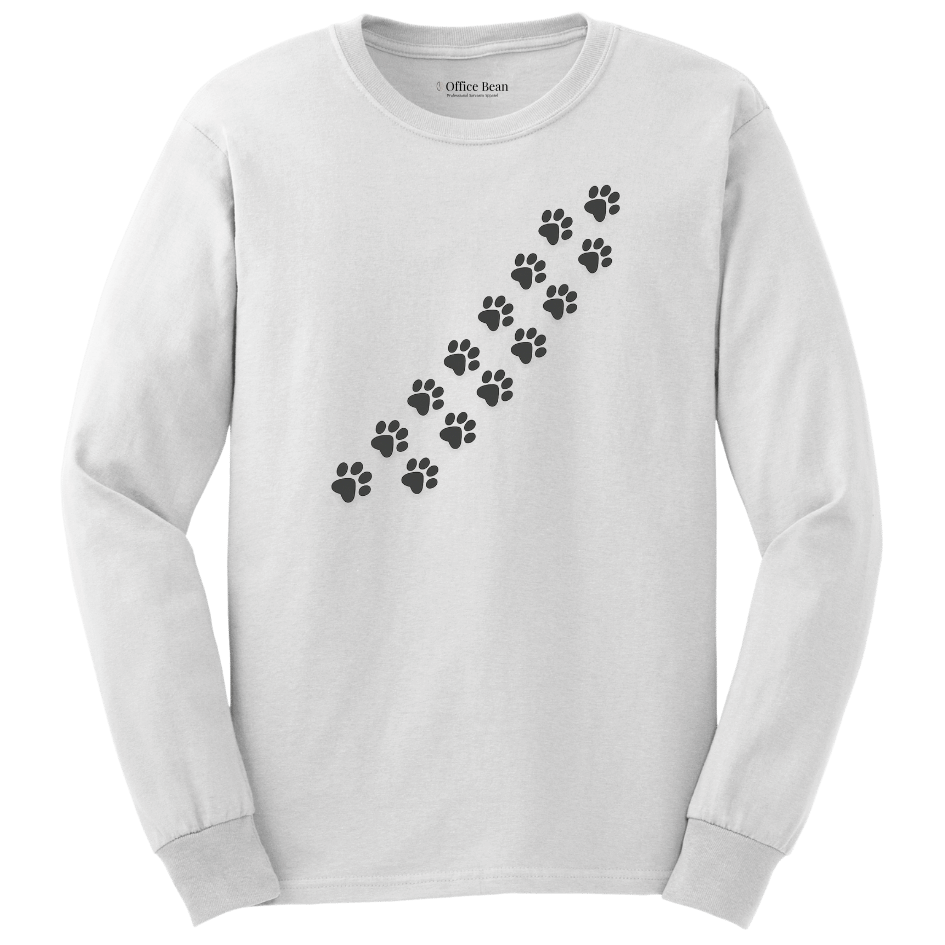 Trail of Paws Longsleeves T-shirt