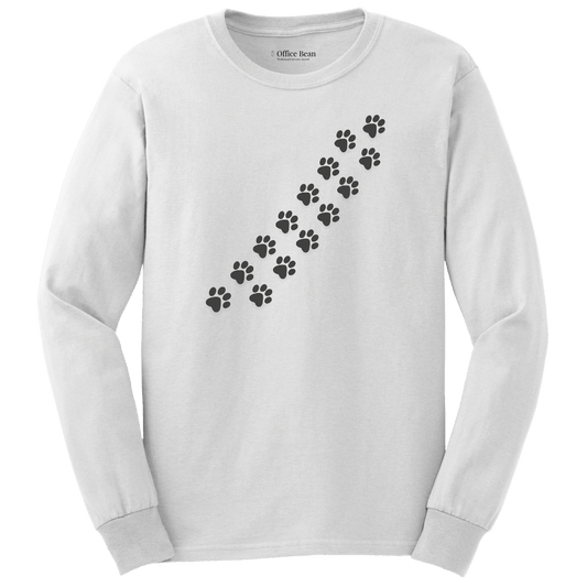 Trail of Paws Longsleeves T-shirt