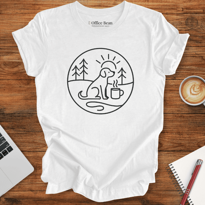Dogs & Mornings Club Logo T-shirt