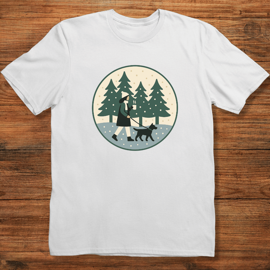 Winter Walks & Warm Sips T-shirt