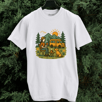 Coffee & Camper Life with My Dog T-shirt