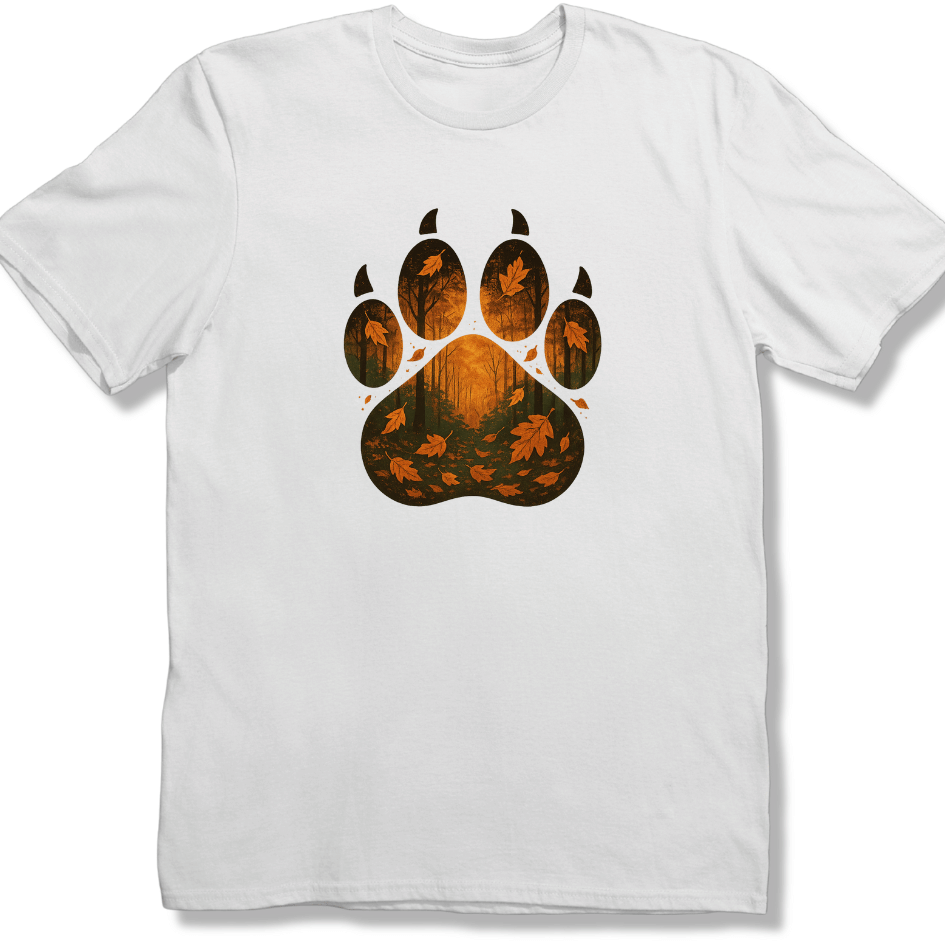 Autumn Paw Path T-shirt