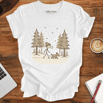 Dog Winter Walk T-shirt