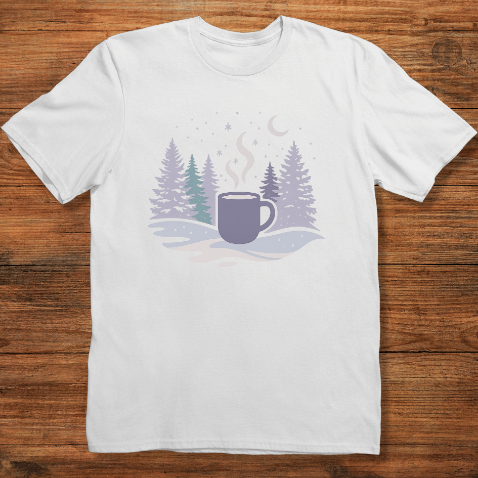 Cozy Brew in the Snow T-shirt