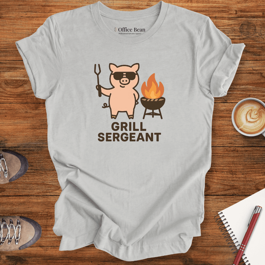 Grill Sergeant Pig T-shirt
