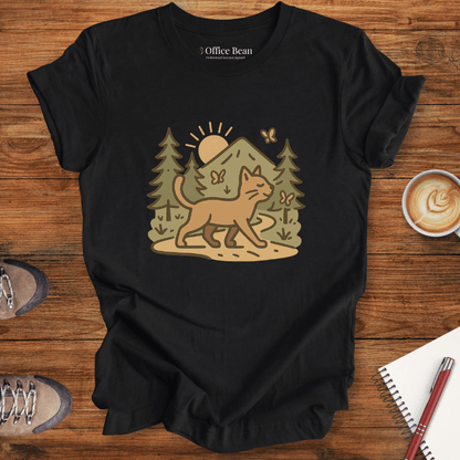 Forest Path Cat Walk T-shirt