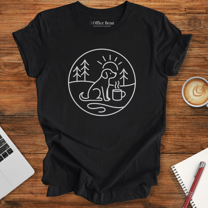 Dogs & Mornings Club Logo T-shirt