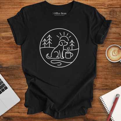 Dogs & Mornings Club Logo T-shirt