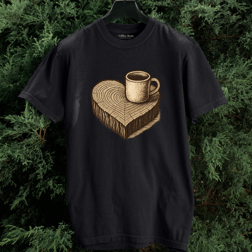 Heart Wood Coffee T-shirt