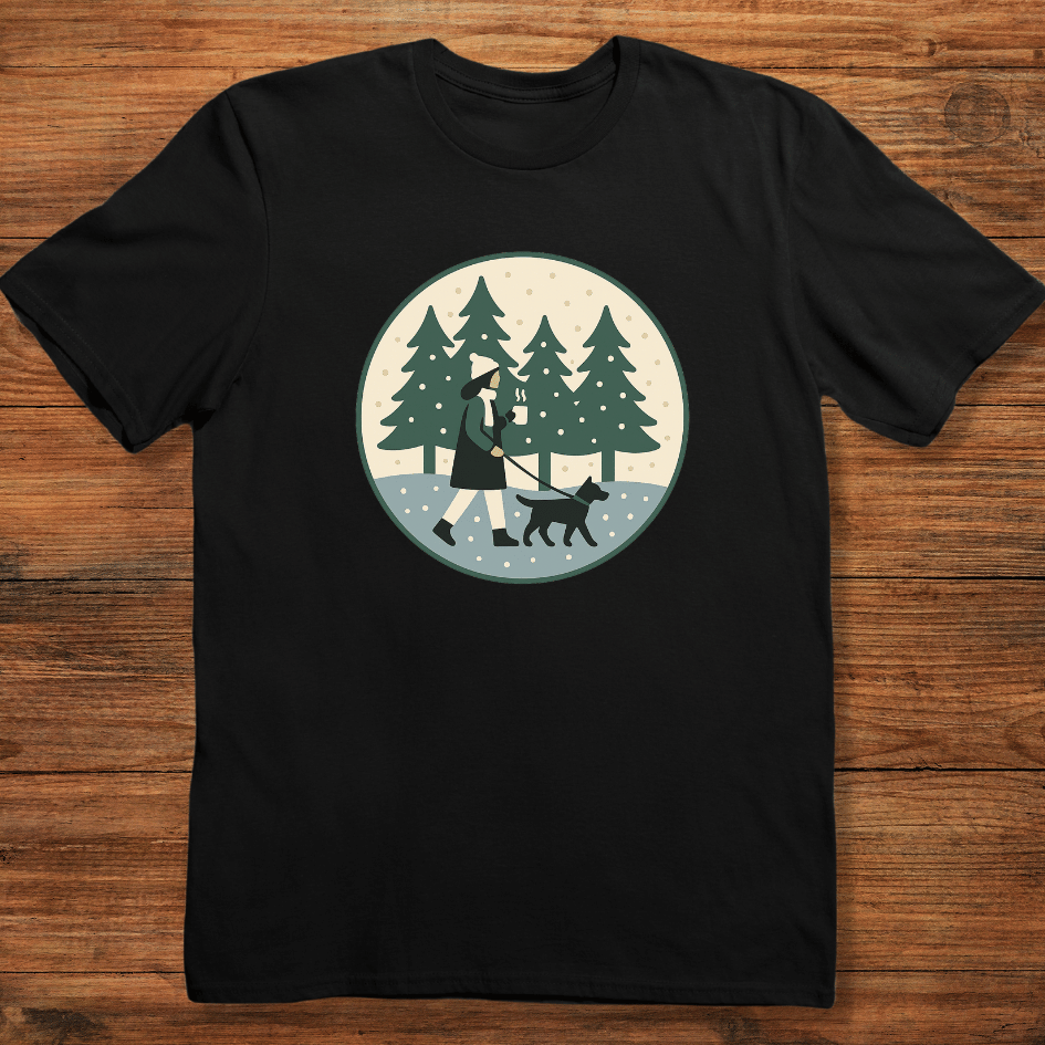 Winter Walks & Warm Sips T-shirt