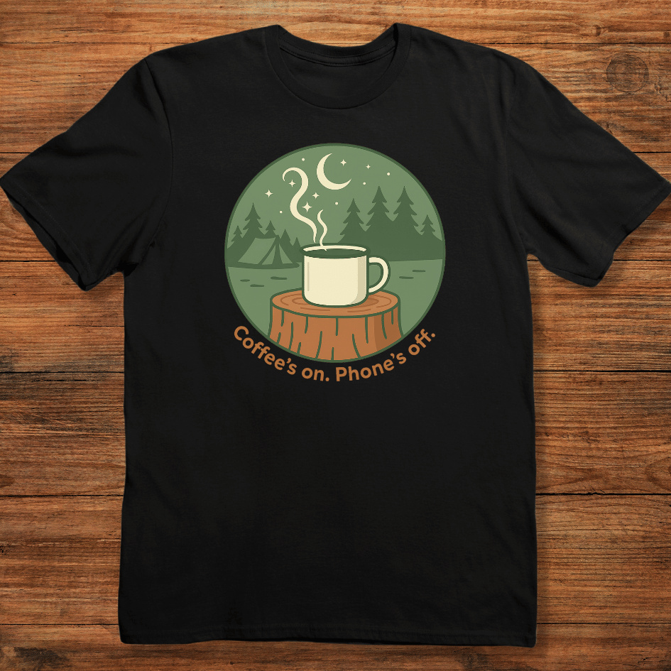 Coffee’s On. Phone’s Off T-shirt