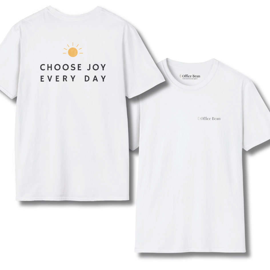 Choose Joy Everyday Backprint T-Shirt