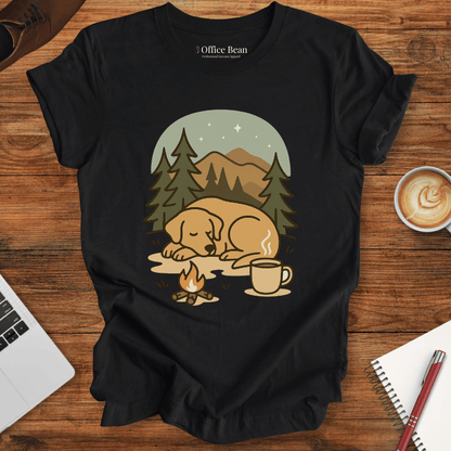 My coffee, dog and Camping T-shirt