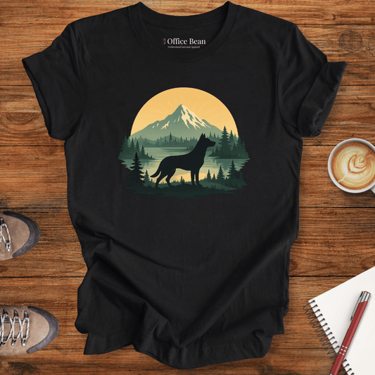 Wilderness Watcher Dog T-shirt