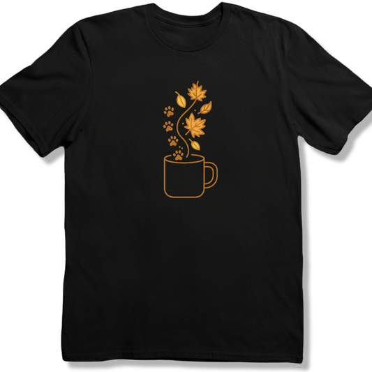 Paws & Autumn Leaves T-shirt