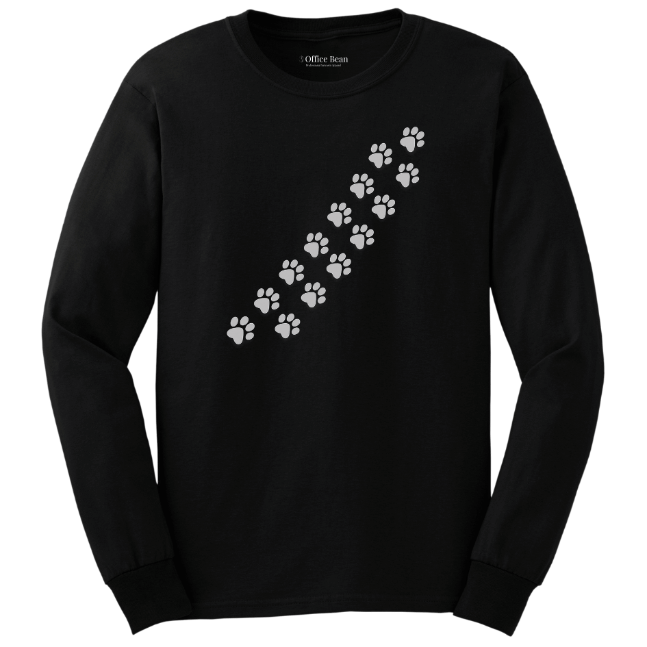 Trail of Paws Longsleeves T-shirt