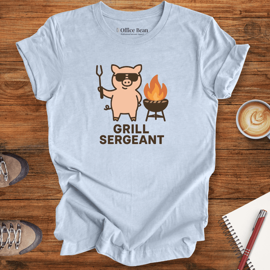 Grill Sergeant Pig T-shirt