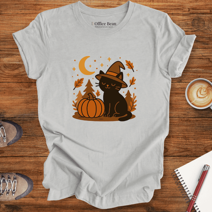 Witch Cat & Pumpkin Nights T-shirt