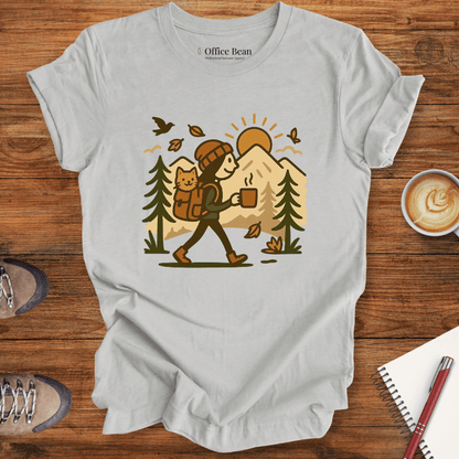 Cat Brew and Roam Female T-shirt
