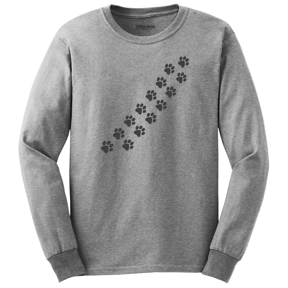 Trail of Paws Longsleeves T-shirt